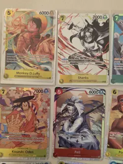 Lot of Cards From One Piece Card Game. 3 Alt Arts, Several SRs - Image 3