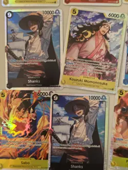 Lot of Cards From One Piece Card Game. 3 Alt Arts, Several SRs - Image 5