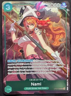 One Piece Nami OP02-036 Best Selection Vol. 1 Foil English NM - Image 1