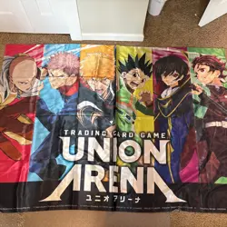 Official Union Arena Store Decoration Banner Flag Bleach Hunter Jujutsu Bandai - Image 1
