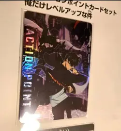 SOLO LEVELING Only I Level Up UNION ARENA Playmat & Action Point Card Set New - Image 2