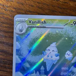 Vanillish 112/086 Sv: White Flare Holo Pokemon TCG Card - Image 3