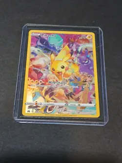 🔥Pokemon Pikachu TCG Card Crown Zenith Holo Secret Rare 160/159 - Image 1