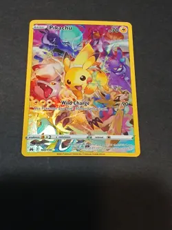 🔥Pokemon Pikachu TCG Card Crown Zenith Holo Secret Rare 160/159 - Image 2