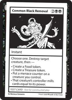 Common Black Removal [Mystery Booster 2 Playtest Cards] Near Mint - Image 1