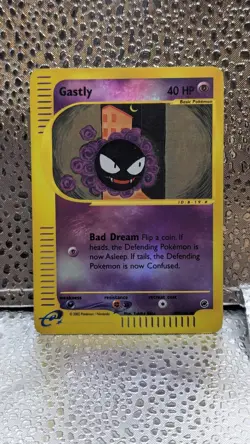 Pokemon Gastly Reverse Holo Card 109/165 Expedition Set 2002 MP/LP READ - Image 1