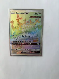 Pokemon Card Guzzlord GX 116/111 Crimson Invasion Rainbow Rare - Image 2