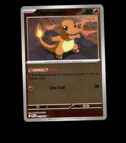 Charmander 011/094 – Phantasmal Flames – Reverse Holo Near Mint Pokemon Card TCG - Image 1