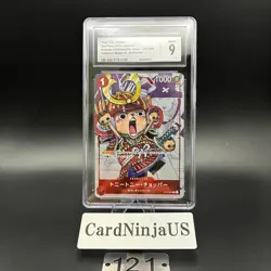 CGC 9 MINT Tony Tony Chopper Parallel ST01-006 C 25th Edition ONE PIECE Card 121 - Image 1