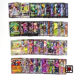 Pokemon Card Bulk Lot 100 V ex VMAX VSTAR NM-LP No Dupes Japanese US Stock 729 - Image 1
