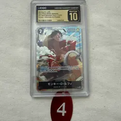 CGC 10 PRISTINE Monkey D Luffy P-075 Premium Card Collection (Best Selection 4 - Image 1