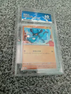 McDonald's Riolu 022/M-p Japanese Pokemon Card 2025 Promo ACE 10 Gem Mint - Image 1