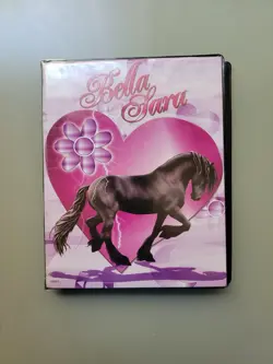 Bella Sara DAMAGED Portfolio Binder with Cards PLEASE READ DESCRIPTION! - Image 2