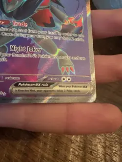 Pokemon TCG Zoroark EX Full Art Ultra Rare Card 175/159 Journey Together NM - Image 5