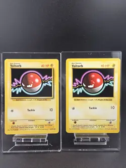 VOLTORB #67, Gym, Two Card Set, (Shadow) & (Shadowless) Origional Owner - Image 1