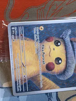 Pokemon Pikachu with Grey Felt Hat Van Gogh Museum Promo Card Sealed NM/MINT - Image 4