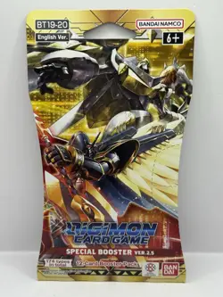 Bandai Namco Digimon Card Game Special Booster Pack Ver. 2.5 BT19-20 - Sealed - Image 1