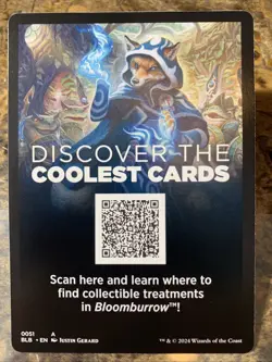 MTG TCG Bloomburrow Coruscation Mage Token 0017 Regular Token - Image 2