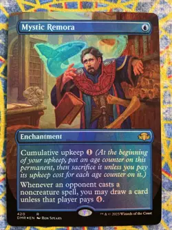 Mystic Remora (Borderless) Dominaria Remastered Foil - Image 1