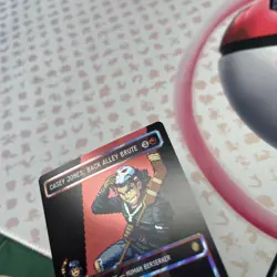 MTG TMNT Casey Jones, Back Alley Brute Borderless Surge Foil Pixel 009-read Des - Image 3