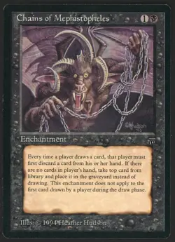 1994 MTG Magic The Gathering Legends Chains of Mephistopheles - Image 1