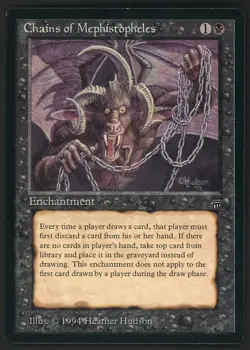 1994 MTG Magic The Gathering Legends Chains of Mephistopheles - Image 1