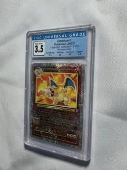 Pokemon TCG Charizard Legendary Collection 3/110 Reverse Holo Rare CGC 3.5 - Image 2