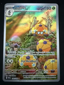 Dottler #184/182 Paradox Rift SV04 Illustration Rare Holo Pokemon Card NM - Image 1