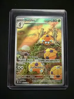 Dottler #184/182 Paradox Rift SV04 Illustration Rare Holo Pokemon Card NM - Image 5