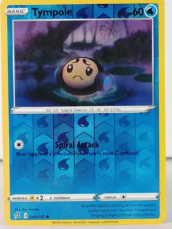 Tympole - POKEMON - Rebel Clash - 044/192 - Reverse Holo - NM - X - Image 1