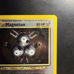 Pokemon Vintage Magneton Holo Rare Neo Revelation 10/64 WotC Swirl - Image 3