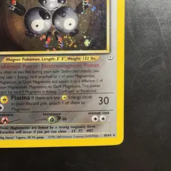 Pokemon Vintage Magneton Holo Rare Neo Revelation 10/64 WotC Swirl - Image 4