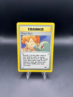 Pokemon TCG WOTC Gym Challenge Mistys Tears 118/132 Uncommon Unlimited MP+ - Image 1