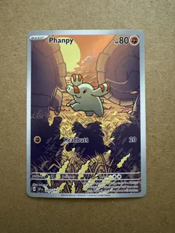 Phanpy Illustration Rare Holo Sv08 Surging Sparks 205/191 Pokemon TCG - Image 1
