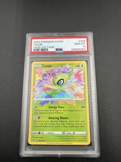 Pokemon 2020 Celebi 009/185, SWSH Vivid Voltage, PSA 10 GEM MINT - Image 1