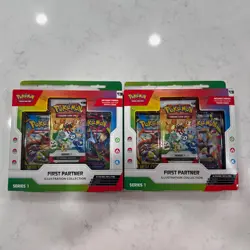 Pokemon First Partner Illustration Collection (Lot of 2) ✅In Hand ✅Sealed - Image 1