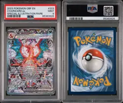 2023 POKEMON OBSIDIAN FLAMES SPECIAL ILLUSTRATION RARE #223 CHARIZARD EX PSA 9 - Image 3