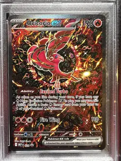 Pokemon Oricorio ex 024 Me: Mega Evolution Promo Holo Promo PSA 9 - Image 2