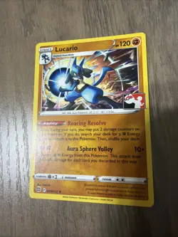 Lucario 079/182 Prize Pack Series Pokemon Play! Stamp - Image 1