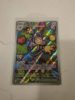 Pokemon Ambipom Illustration Rare Holo 107/094 Stage 1 Me02: Phantasmal Flames - Image 1