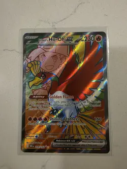 Pokemon Ethan's Ho-Oh EX Full Art Ultra Rare Holo 209/182 230HP Destined Rivals - Image 1