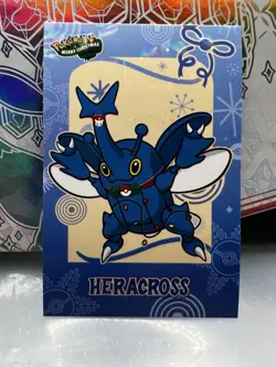 Pokemon Merry Christmas Card Database Heracross - Image 1