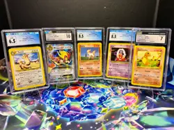 Pokemon CGC Slab Lot CGC 10 Pidgeot EX Shadowless Charmander Base Set - Image 1