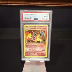 PSA 8 Charizard 11/108 Pokemon XY Evolutions Holo - English - Image 1