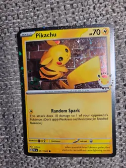 Pikachu (Pokemon Day 2026) 051/162 Holo with swirl - Image 1
