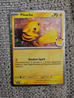 Pikachu (Pokemon Day 2026) 051/162 Holo with swirl - Image 2