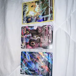 Pokemon TCG Foil Lot - Jolteon, Umbreon VMAX, Glaceon VMAX - English - Image 1