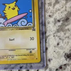 Pokemon Surfing Pikachu Promo #28/53 Wotc 2001 - Image 5