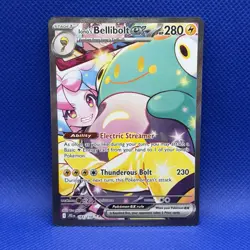 🔥Iono's Bellibolt EX 183 SIR Pokemon TCG SV09 Journey Together NM - Image 1