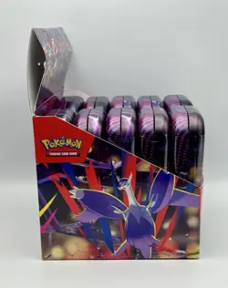 Pokemon TCG - Mega Evolution Mini Tin Display W/10 Factory Sealed Tins - Image 2